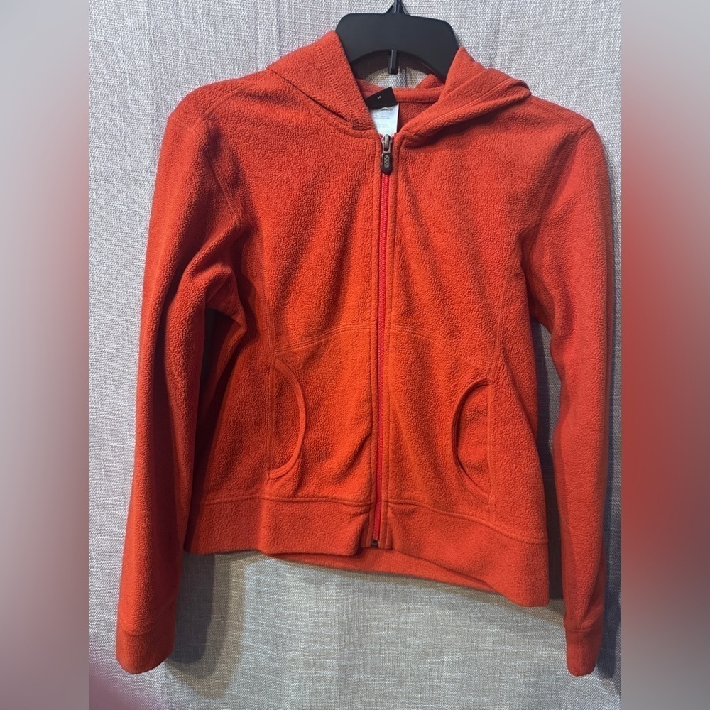 Patagonia Rhythm Fleece Hoodie Women’s size Small, Orange